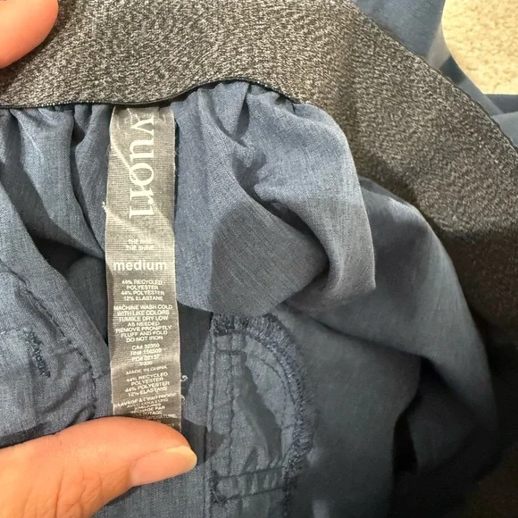 Vuori Men's Athletic Shorts - Blue and Black - Picture 3 of 3